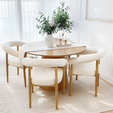 Melbourne Modern Boucle Upholstered Dining Chair (Set of 2)