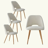 Edwin Modern Upholstered Dining Chair (Set of 4)