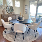 Edwin Upholstered Dining Chair with Arms (Set of 2)