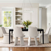 Elsa Modern Upholstered Dining Chairs (Set of 6)