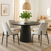 Esbjerg Modern Upholstered Dining Chair (Set of 4)