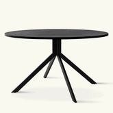 Jones 43" Modern Black Round Dining Table